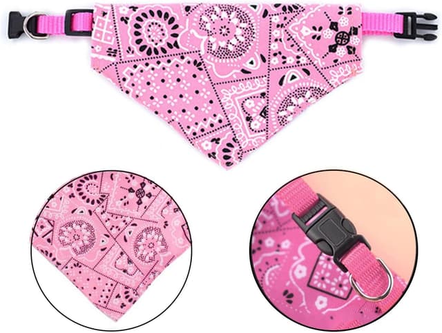 Thumbnail 4 de Ling & Bai 2Pcs Dog Bandana Adjustable S