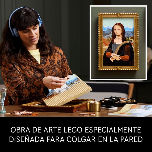 Thumbnail 4 de LEGO Art Mona Lisa 31213 póster para colgar