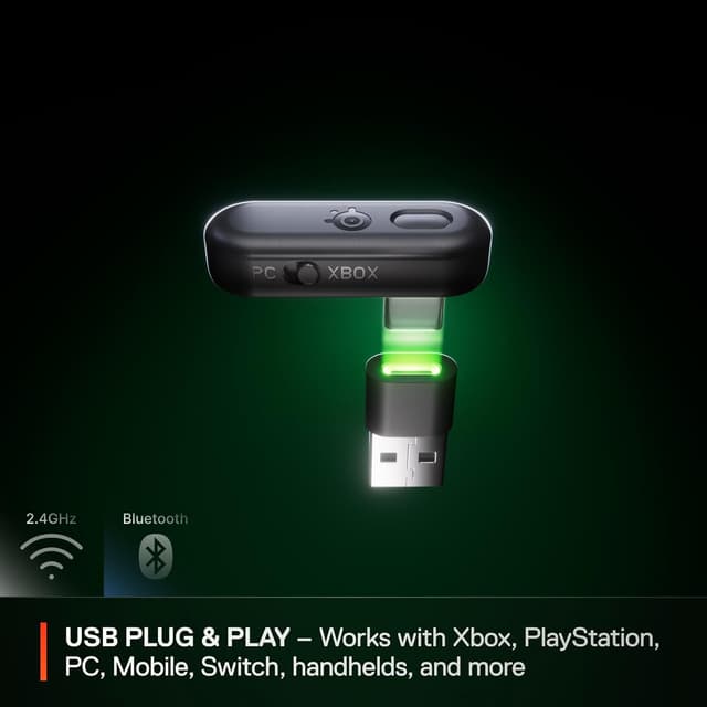 Thumbnail 6 de SteelSeries Arctis Nova 3X Wireless (Xbox) White headset with mobile app control