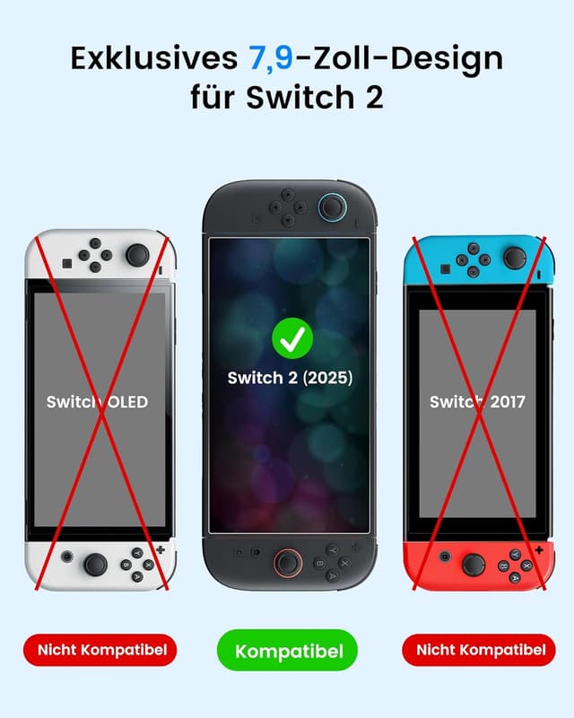 Thumbnail 1 de TRANSNOVO Panzerglas Displayschutzfolie Switch 2