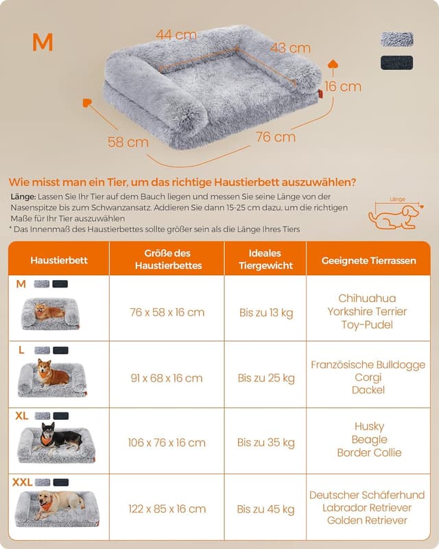 Thumbnail 5 de Feandrea FluffyHug Hundebett Größe M