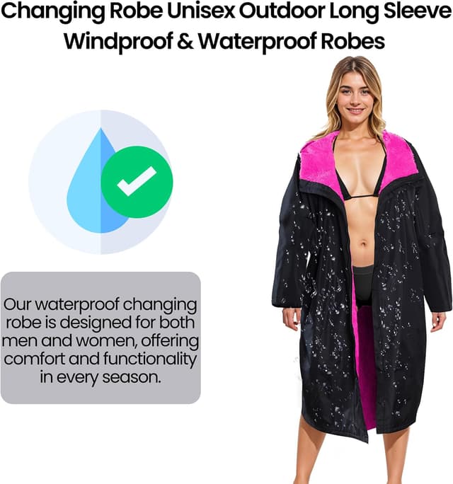 Thumbnail 2 de Heatwave Changing Robe Unisex 2 sizes 🏄