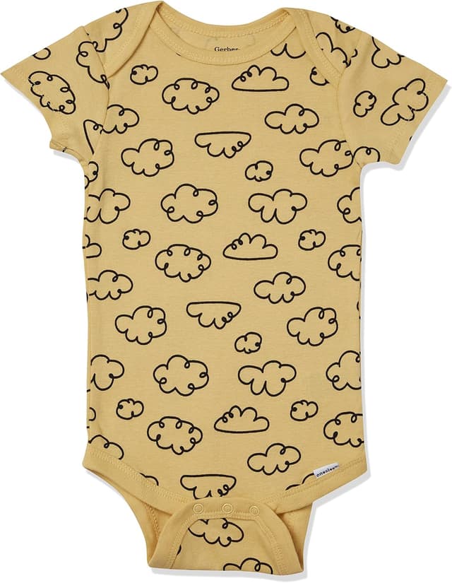 Detalle de Confezione da 8 tutine a maniche corte Gerber Baby Stella per neonato (100% cotone)