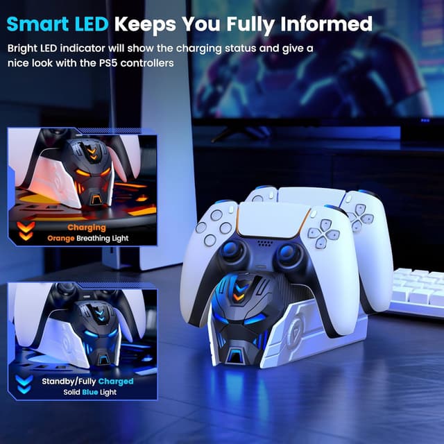 Thumbnail 2 de PS5 Controller Charger 2-3H Fast Charging