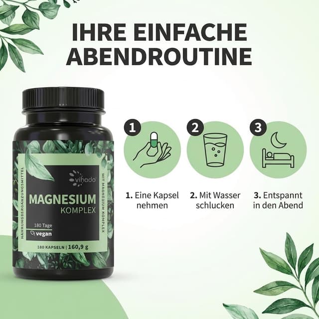 Thumbnail 6 de Vihado Magnesium Komplex 200 mg pro Kapsel