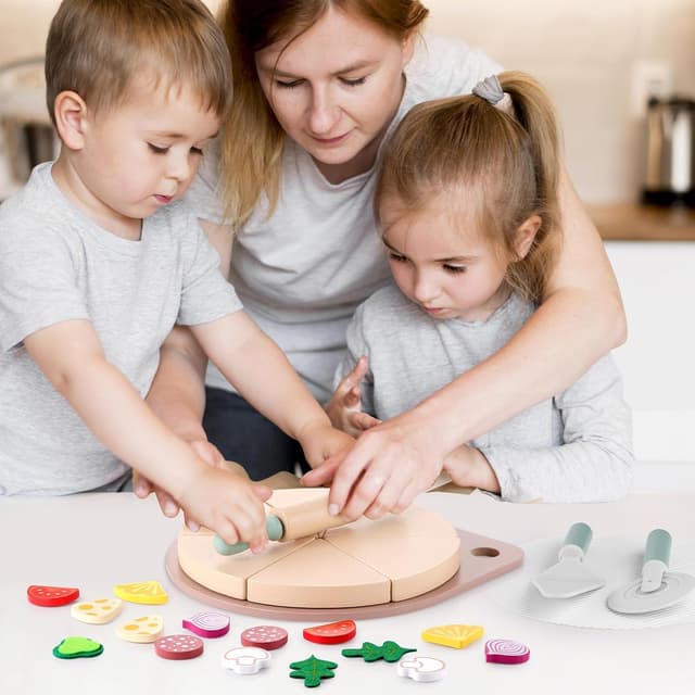 Thumbnail 6 de GAGAKU Set per pizza in legno 27 pezzi