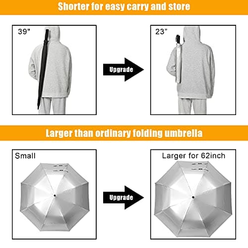 Thumbnail 1 de G4Free Grand parapluie portable 157,5 cm 🌤