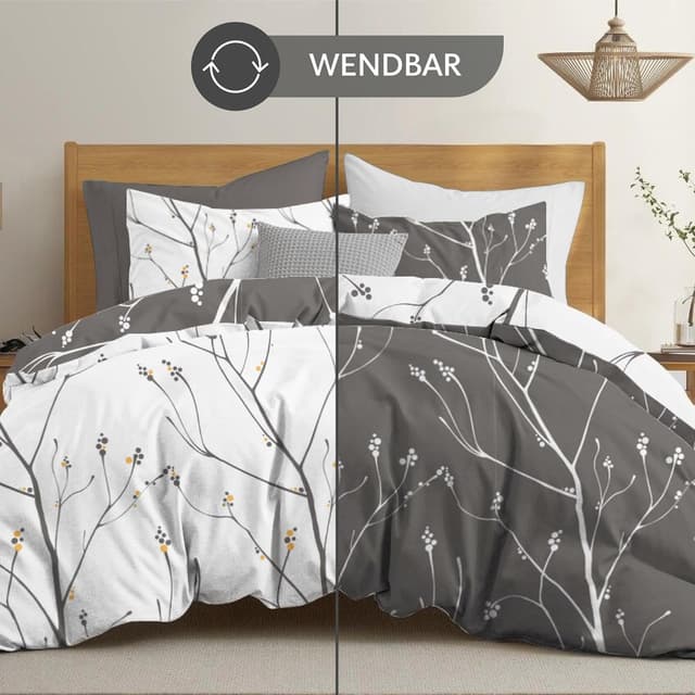 Detalle de Dreamzie Bettwäsche Set 260 x 240 cm Mikrofaser