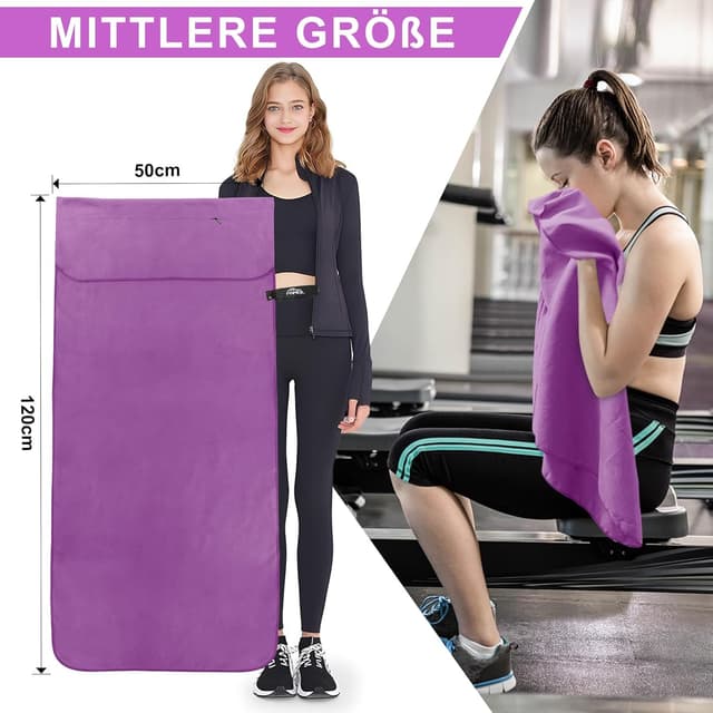 Thumbnail 2 de Pameil Mikrofaser Handtücher 120x50cm