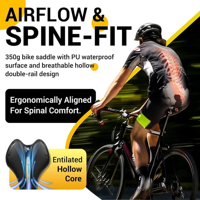 Thumbnail 3 de SPGOOD Sella Gel 27 x 16 cm per bici