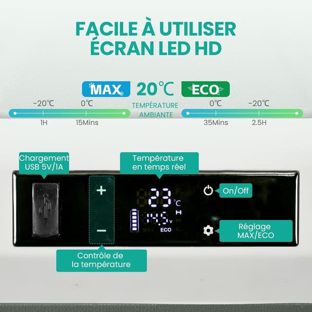 Thumbnail 5 de Alpicool Kompressor Kühlbox 35L