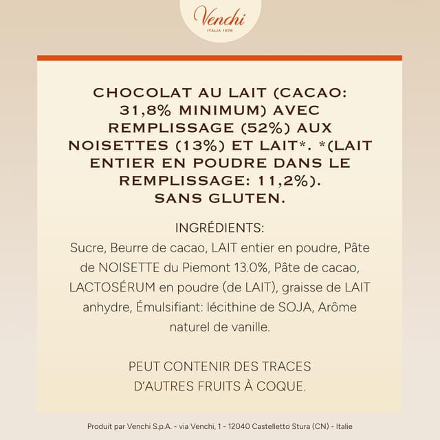Detalle de Venchi tirelire en métal avec 9 petits œufs au chocolat (100 g) – Collection Printemps