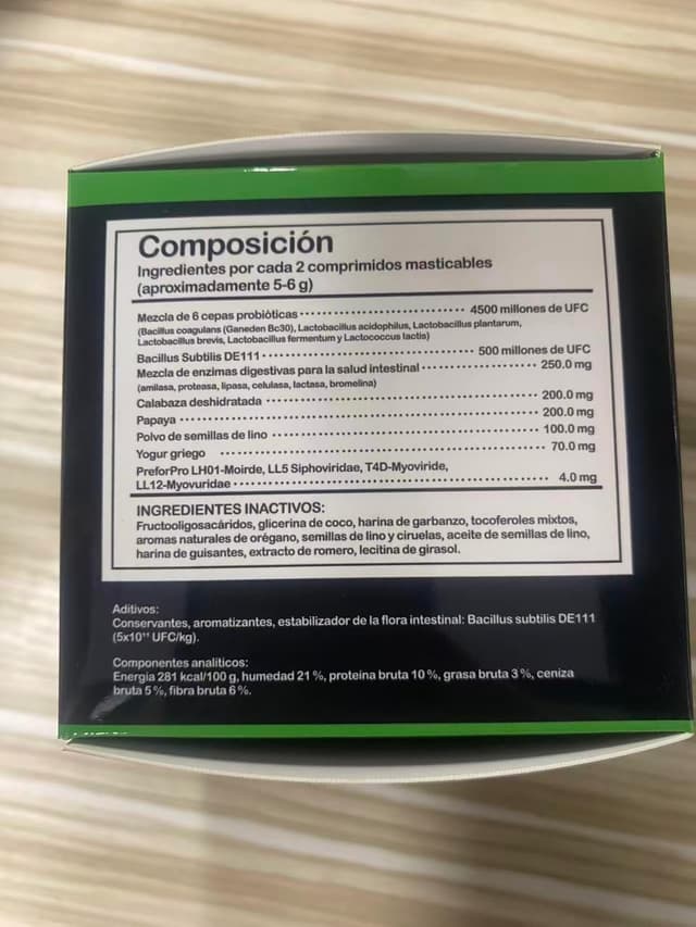 Detalle 2 de Bieyoc Probióticos para perros 120 Chews 🐕