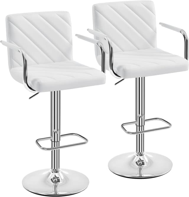 Detalle de Yaheetech Taburetes de Bar 92-113,5 cm