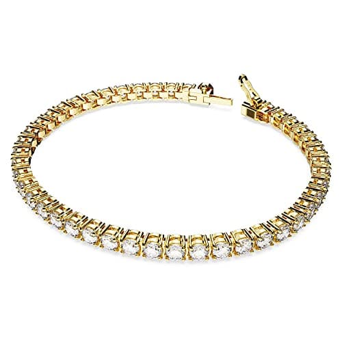 Detalle 2 de Swarovski Matrix Tennis pulsera Blanca Talla redonda