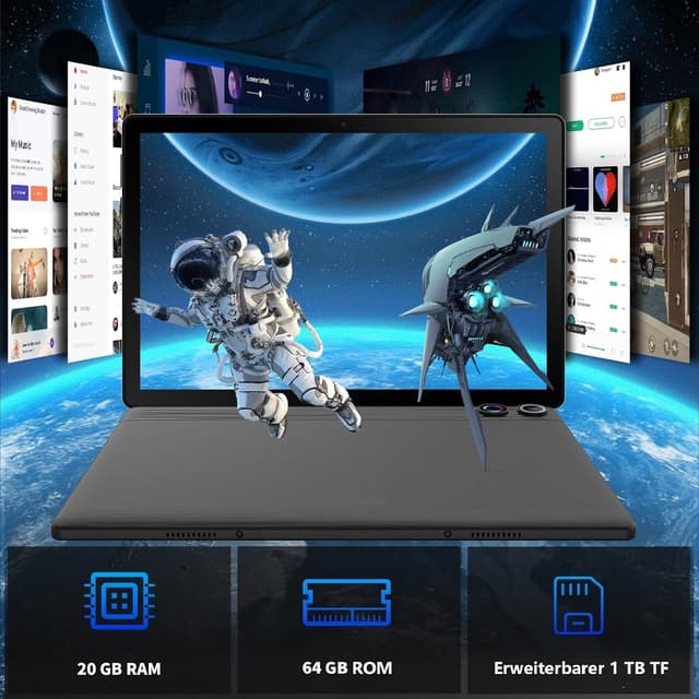 Thumbnail 1 de Tablet 10 Zoll Android 15 Tablet PC 20 GB RAM