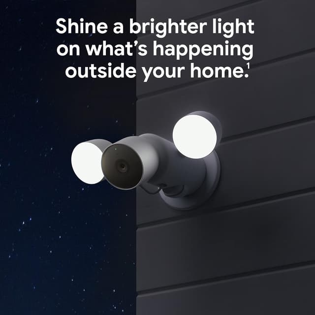 Detalle de Google Nest Cam with Floodlight outdoor camera