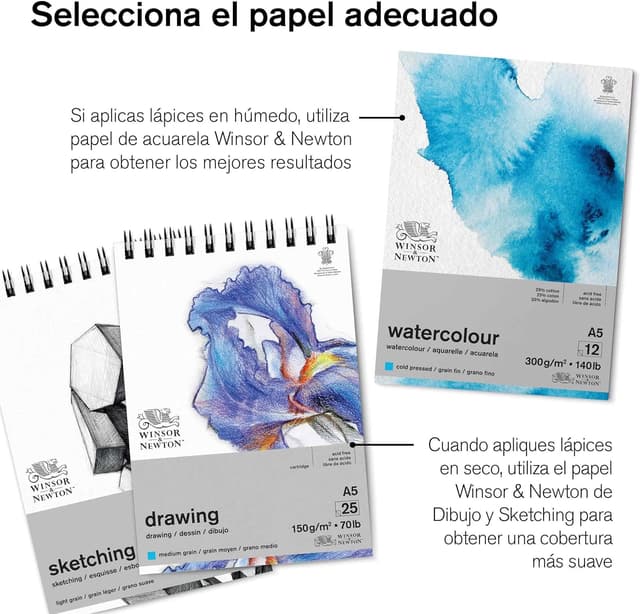 Thumbnail 7 de Winsor & Newton Studio Collection - 12 Lápices de Grafito Suaves ✏