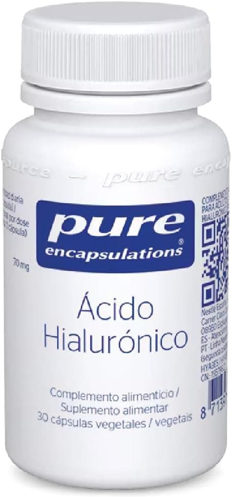 Detalle 2 de PURE ENCAPSULATIONS Ácido Hialurónico - Hidratación 💧 30 Cápsulas