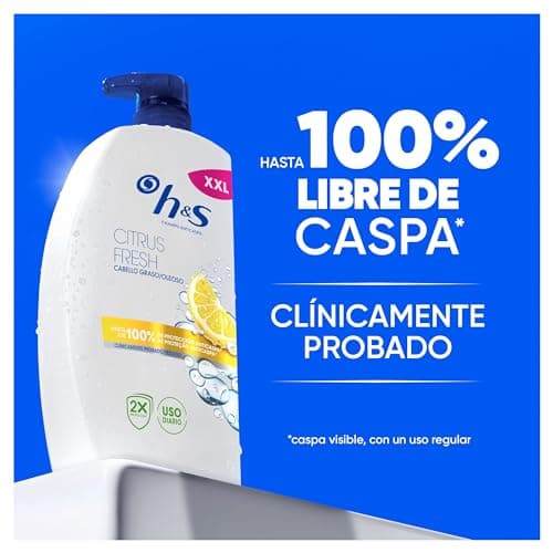 Detalle 2 de H&S Citrus Fresh Champú Anticaspa 2x1000ml
