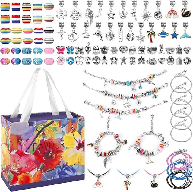 Imagen de Joyhoop Kit de Pulseras para Niñas 💖 Manualidades y Regalo en OfertitasTOP