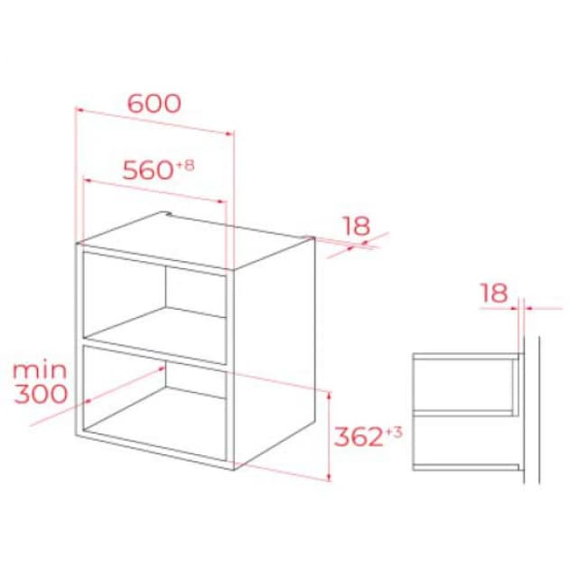 Detalle de Teka MLEG 820 FI microondas 20L 800W