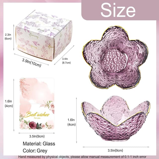 Detalle 2 de Binoster floral trinket dish 9 cm