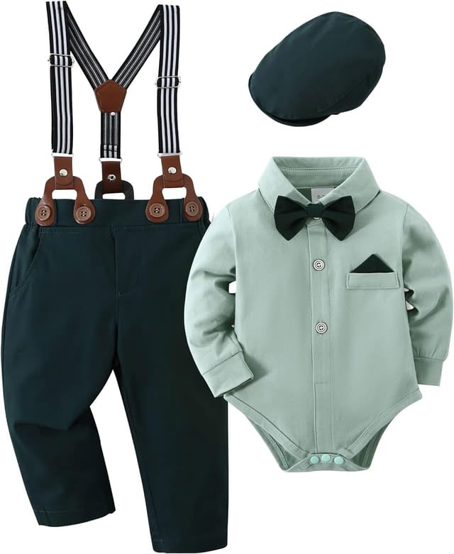 Imagen de Amissz Baby Jungen Gentleman Anzug 0-18 Monate en OfertitasTOP