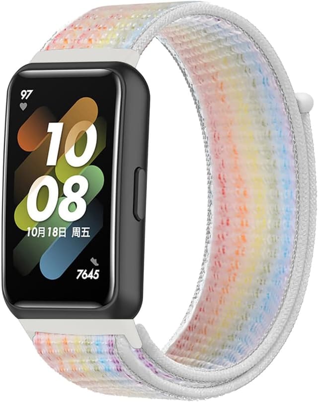 Detalle de FYISWHO Nylon Elastic Watch Strap for Huawei Band 7