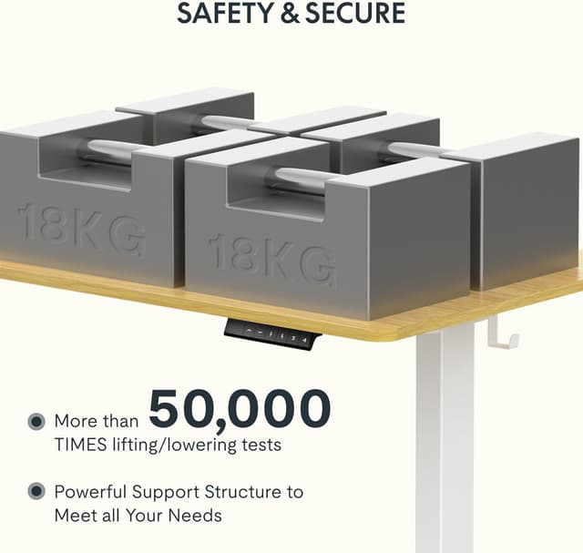 Thumbnail 6 de FLEXISPOT QE1 Escritorio Elevable Eléctrico con Ganchos 🖥