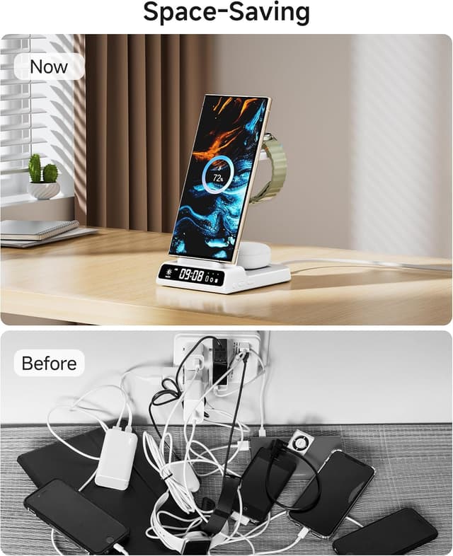 Thumbnail 5 de leQuiven Chargeur Induction 3 en 1 pour Galaxy