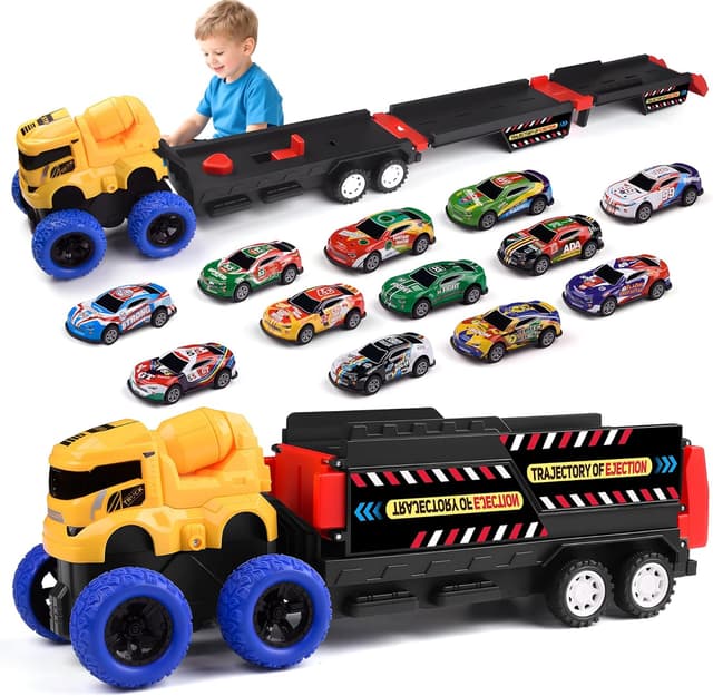 Imagen de Havnidy Construction Truck 12 Pull-Back Cars en OfertitasTOP