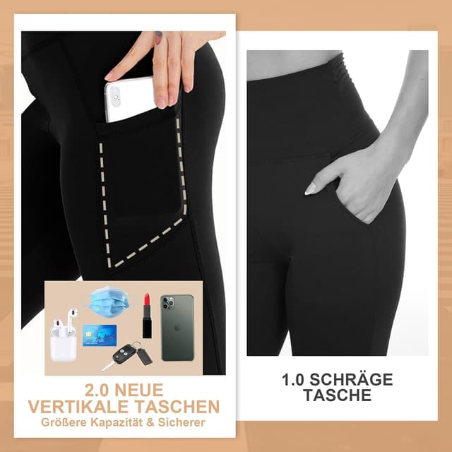 Thumbnail 1 de Gayhay Leggings Damen High Waist mit Taschen