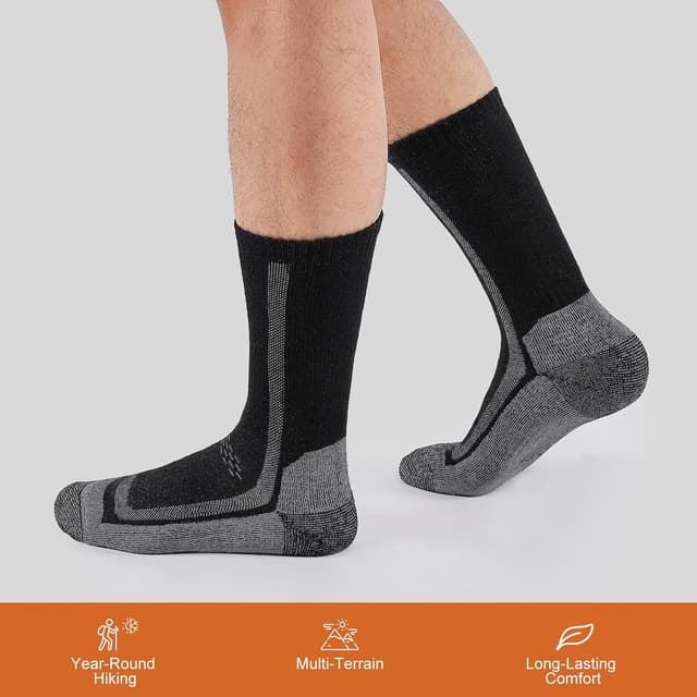 Thumbnail 5 de Cirorld Merino Wool Hiking Socks 3 pairs