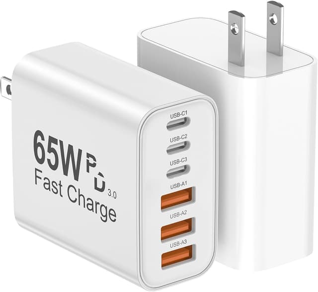 Detalle de USB C Charger 65W 2-Pack 🔌
