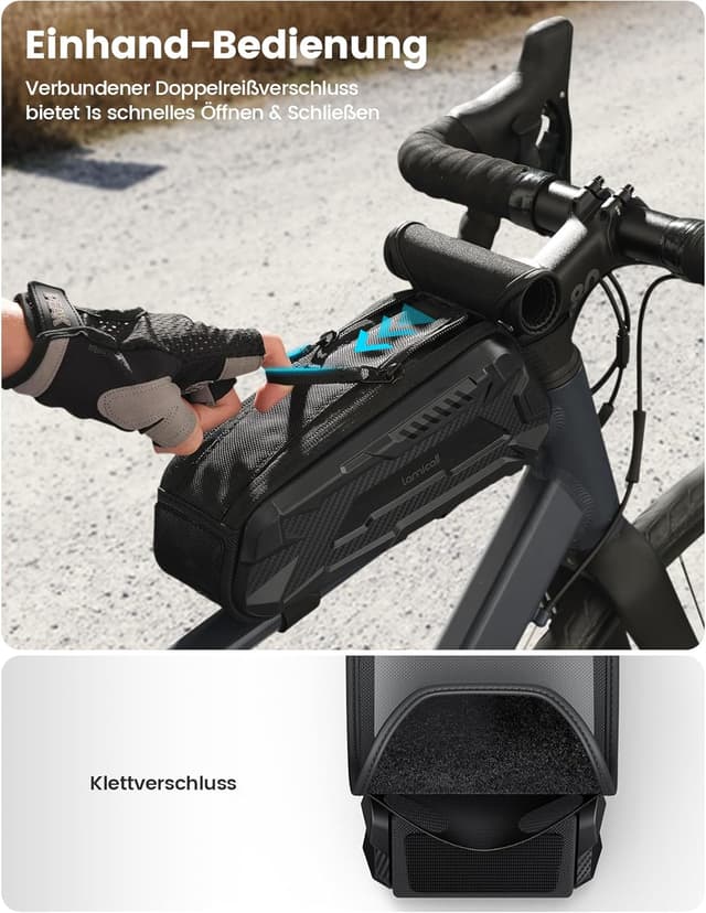 Thumbnail 2 de Lamicall Rahmenfahrradtasche 1,6L mit Touchscreen