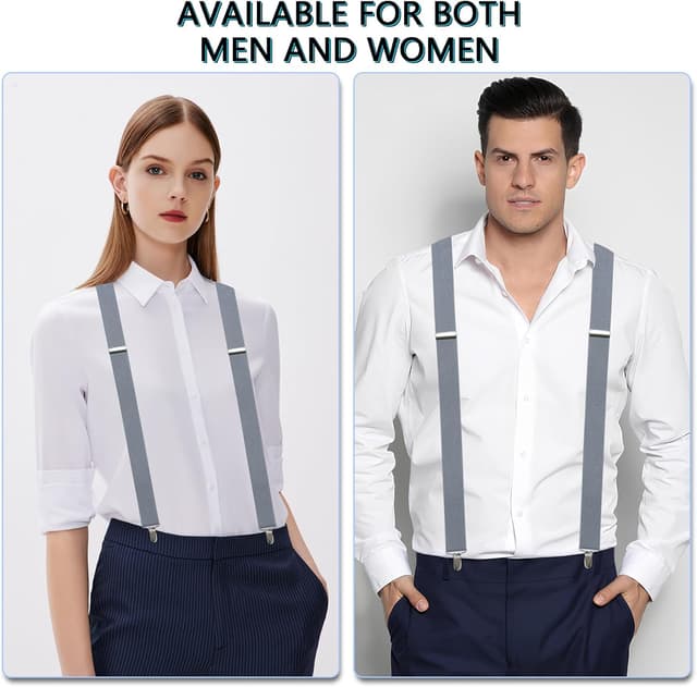 Detalle 2 de Generische Hosenträger Herren Extra Stark 35 mm