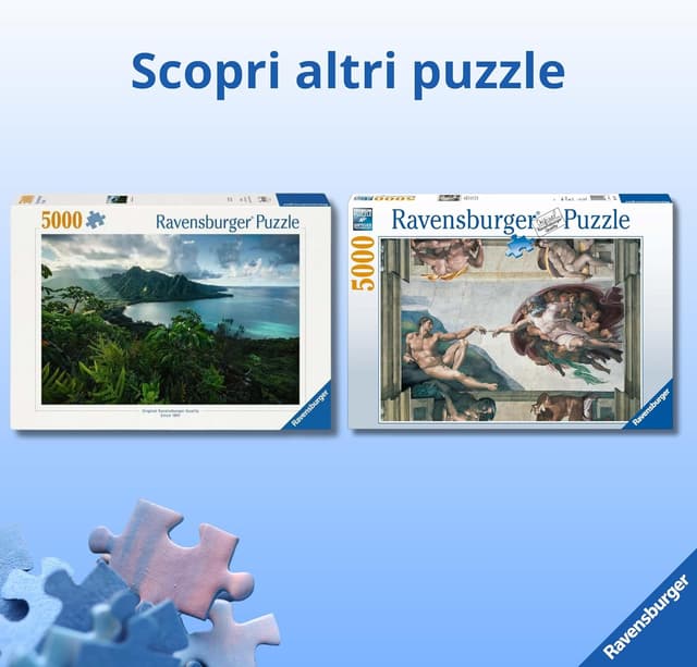 Thumbnail 5 de Ravensburger Puzzle Mappamondo storico 5000 pezzi 🧩