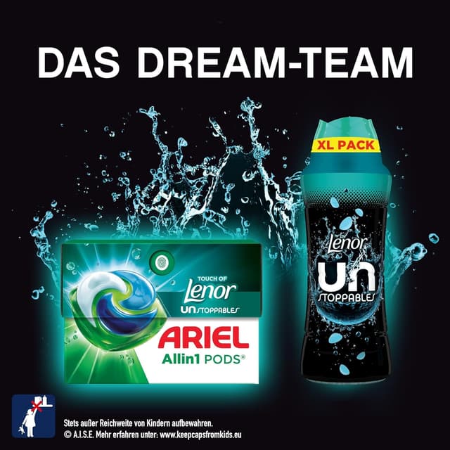 Detalle 2 de Lenor Unstoppables Fresh Wäscheparfüm (735 g) – Frische für alle Textilien bis zu 12 Wochen
