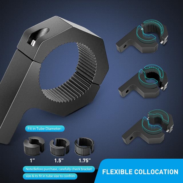 Thumbnail 2 de Nilight 90020B 2-Pack Mounting Bracket 🔩