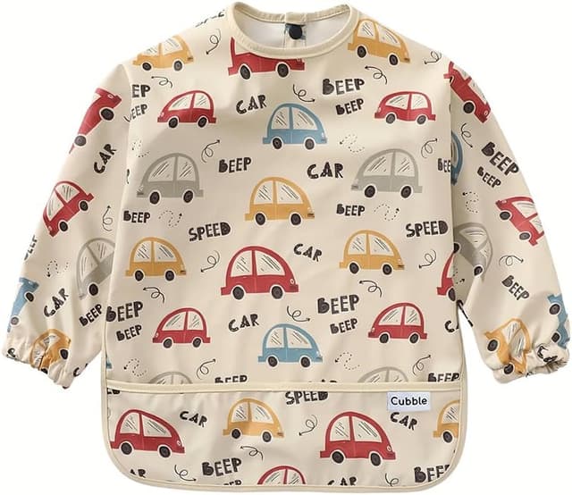 Thumbnail 6 de Cubble Waterproof Coverall Baby Feeding Bibs – Adjustable Long-Sleeve Coverall for Weaning & Messy Play