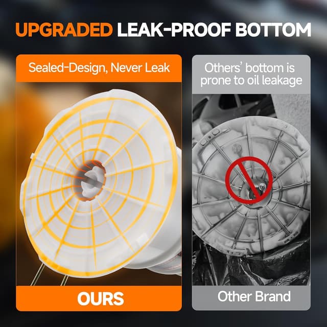 Detalle 2 de FOUR UNCLES Oil Extractor Vacuum Fluid Extractor with Pump Tank, Remover & Tubes for Oil Changes and Brake Bleeding