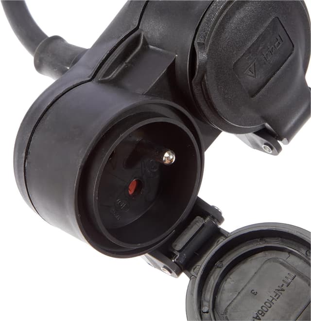 Detalle 1 de Electraline 208482 Rallonge Professionnel Biplite