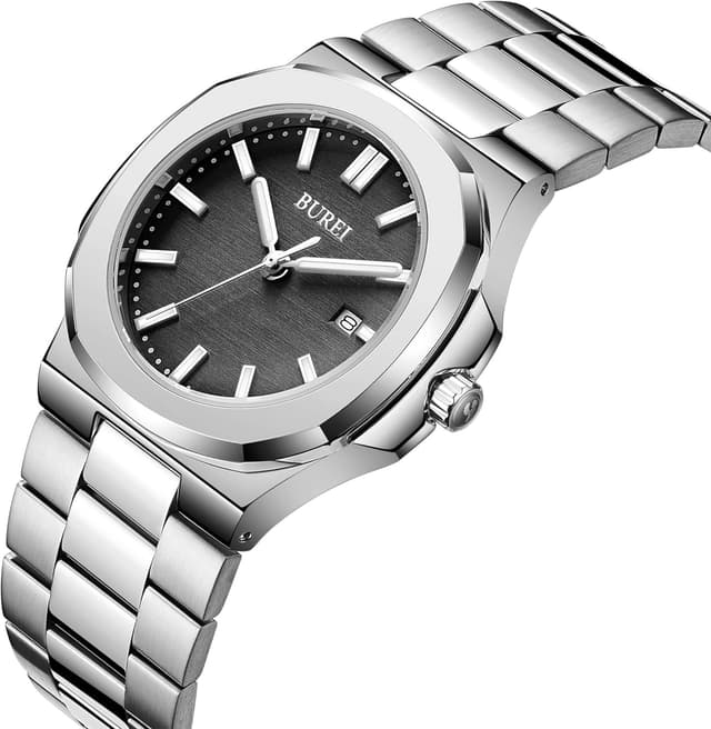 Thumbnail 1 de BUREI Orologio da Uomo Fashion Quartz