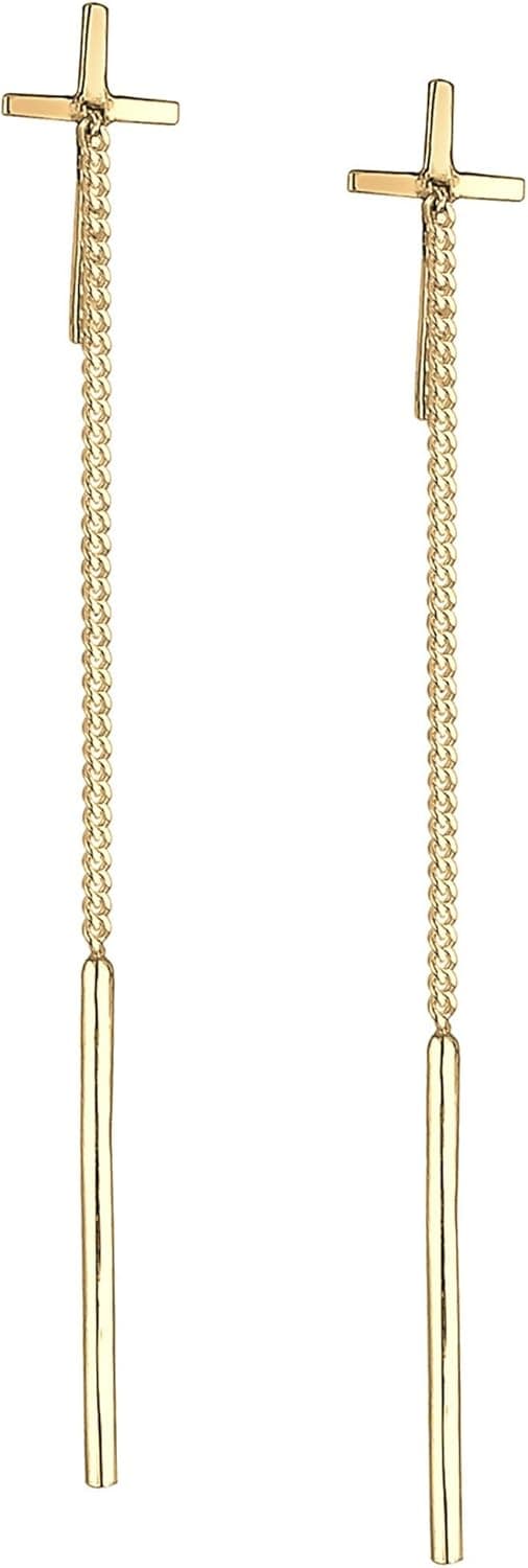 Thumbnail 2 de Elli Pendante Croix Geo Minimal Talisman 925 Argent