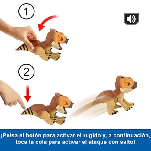 Thumbnail 4 de Mattel Aquilops Dolores Protector Primal JGC01, dinosaurio interactivo 🦖