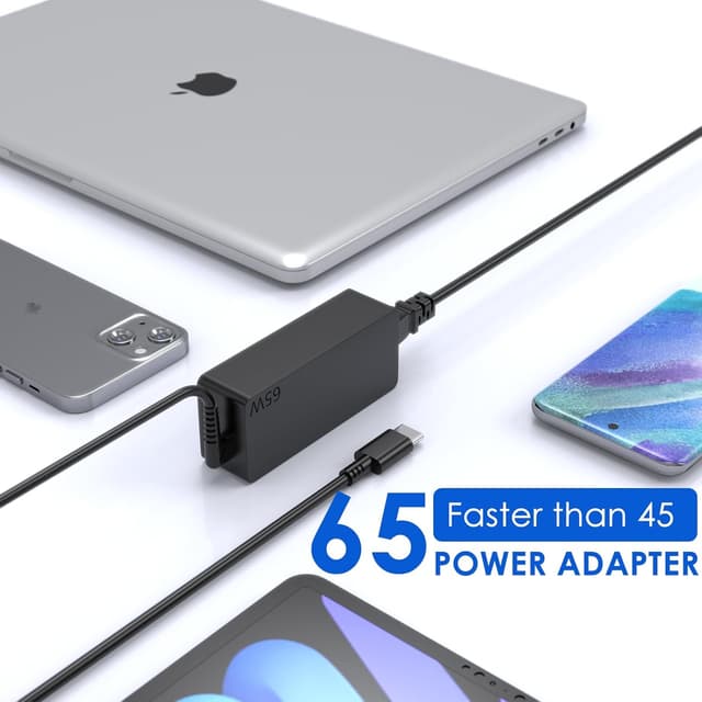 Detalle 1 de MAXPOR 65W USB-C laptop charger for Lenovo