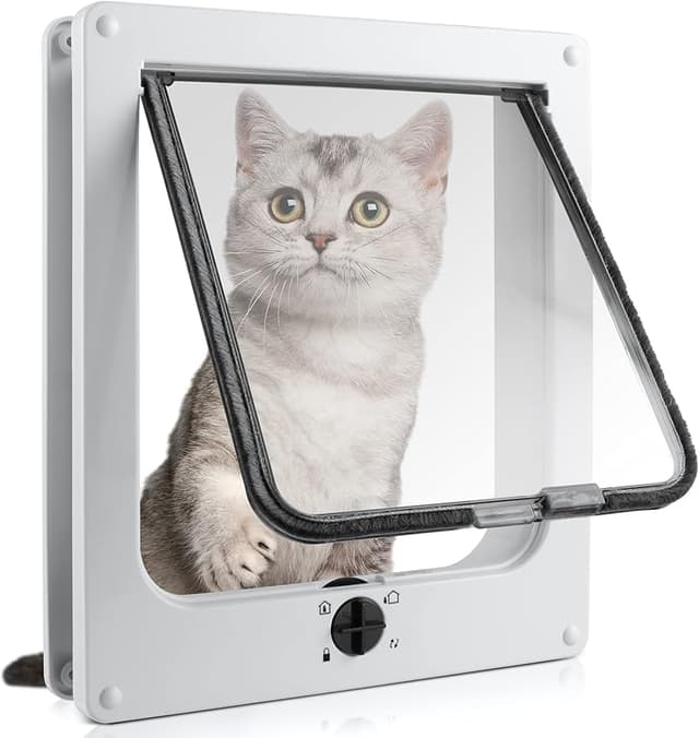 Imagen de Puerta para gatos 25 × 29 × 5,5 cm para exteriores en OfertitasTOP