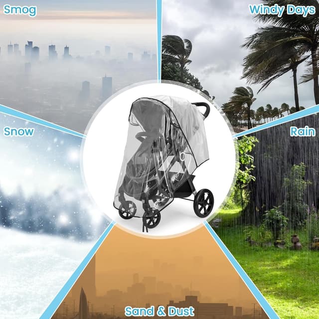 Thumbnail 6 de Universal Rain Cover for Pushchairs