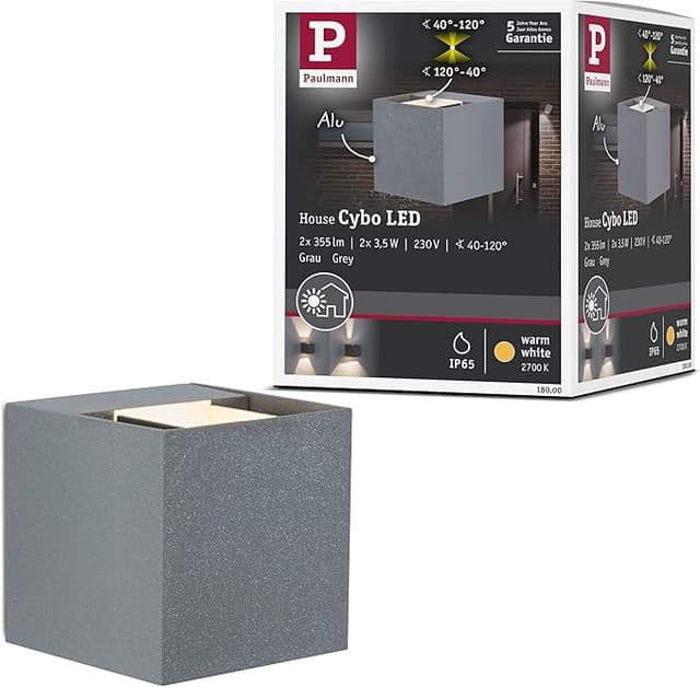 Imagen de Paulmann 18000 Aplique LED Cybo Exterior IP65 🏡 en OfertitasTOP